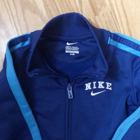 Nike Track Jacket - Blue (24mo) - Picture 2 of 5